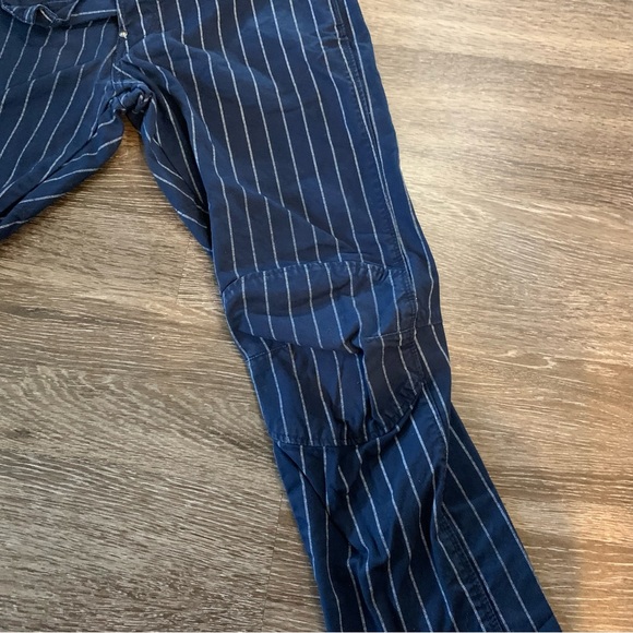 G-Star Raw Men’s 5622 Elwood 3D Tapered Navy Pinstripe Jeans 30x32 - Picture 5 of 14